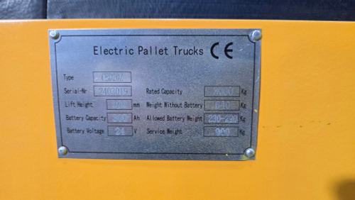 Тележка электрическая 2000 кг 1150 мм XILIN CBD20Z с кабиной 24/320 В/Ач*