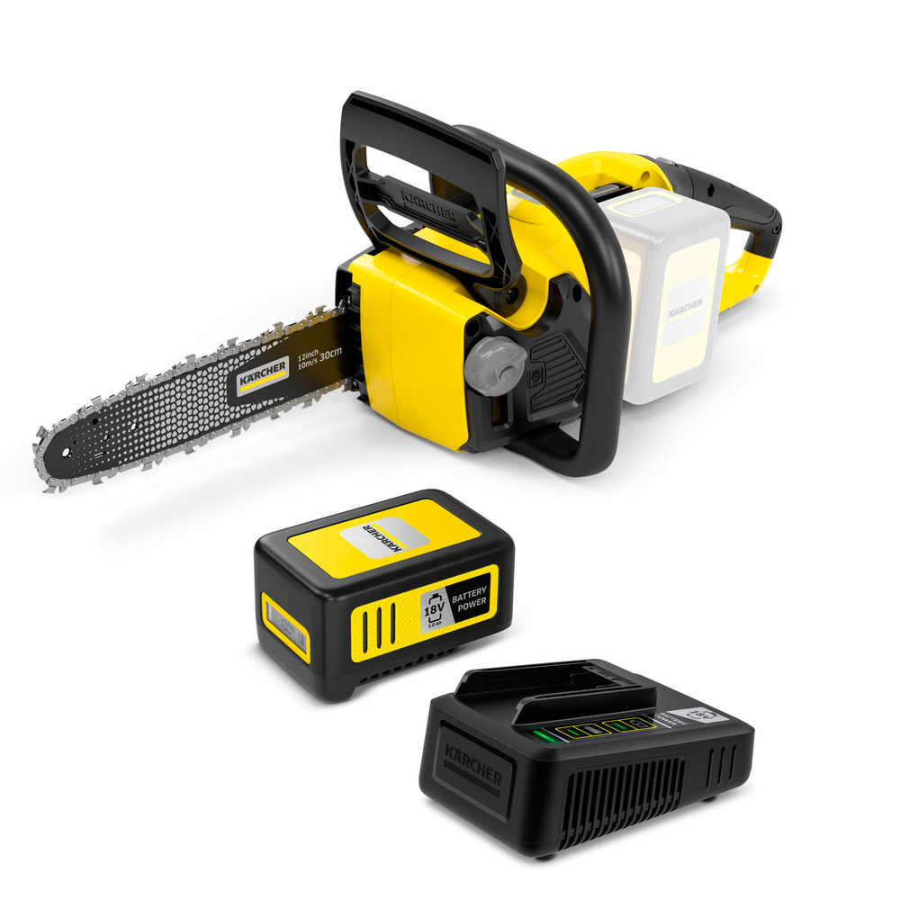 Цепная пила Karcher CNS 18-30 Battery с аккумулятором и ЗУ