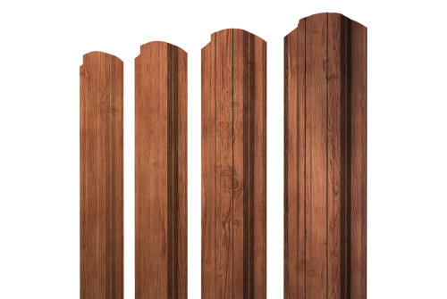 Штакетник Прямоугольный фигурный 0,45 Print Premium Rowan Fresh TwinColor