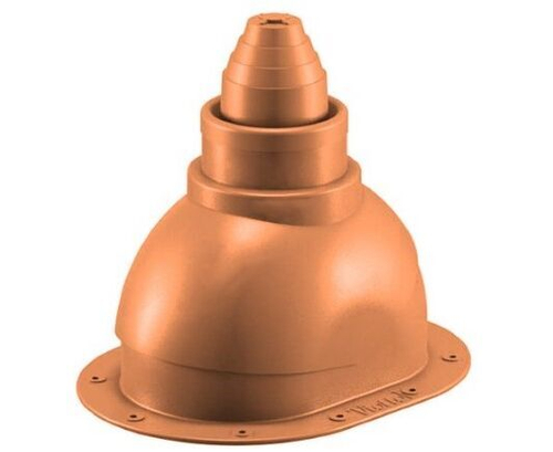 Антенный выход для готовой мягкой и фальцевой кровли 335\250\292 кирпичный RAL 8004