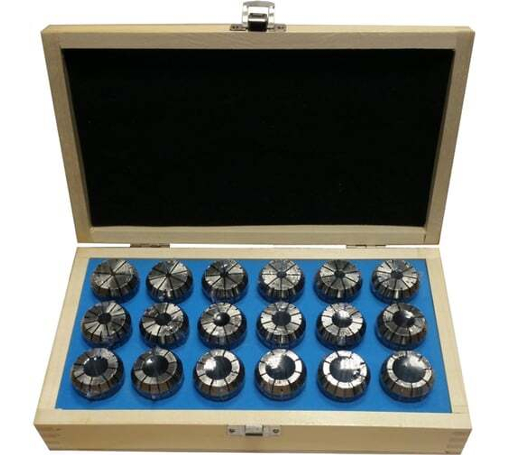 Набор цанг ER32 из 18 шт., DIN6499, 3-20 мм GRIFF b225530