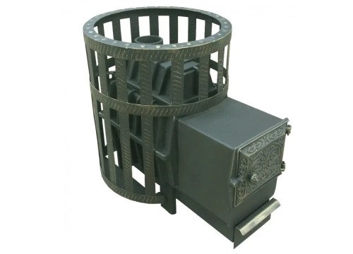 Печь для бани Березка Воевода 20 ДТ-3 чугунная сетка