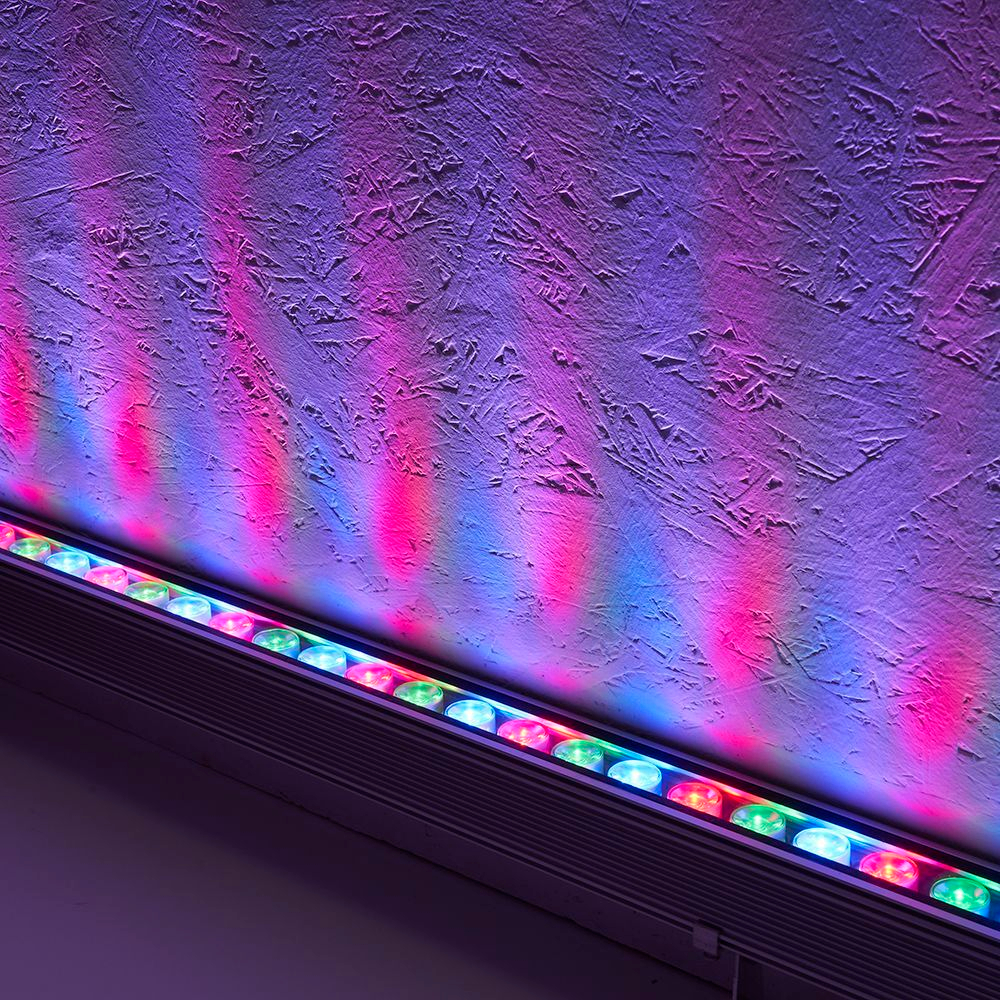Светодиодный линейный прожектор с DMX Feron LL-892 36W RGB DC24V IP65 32259