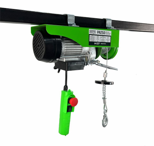 Мини таль электрическая стационарная HITCH РА500 250/500кг 12/6м 220В