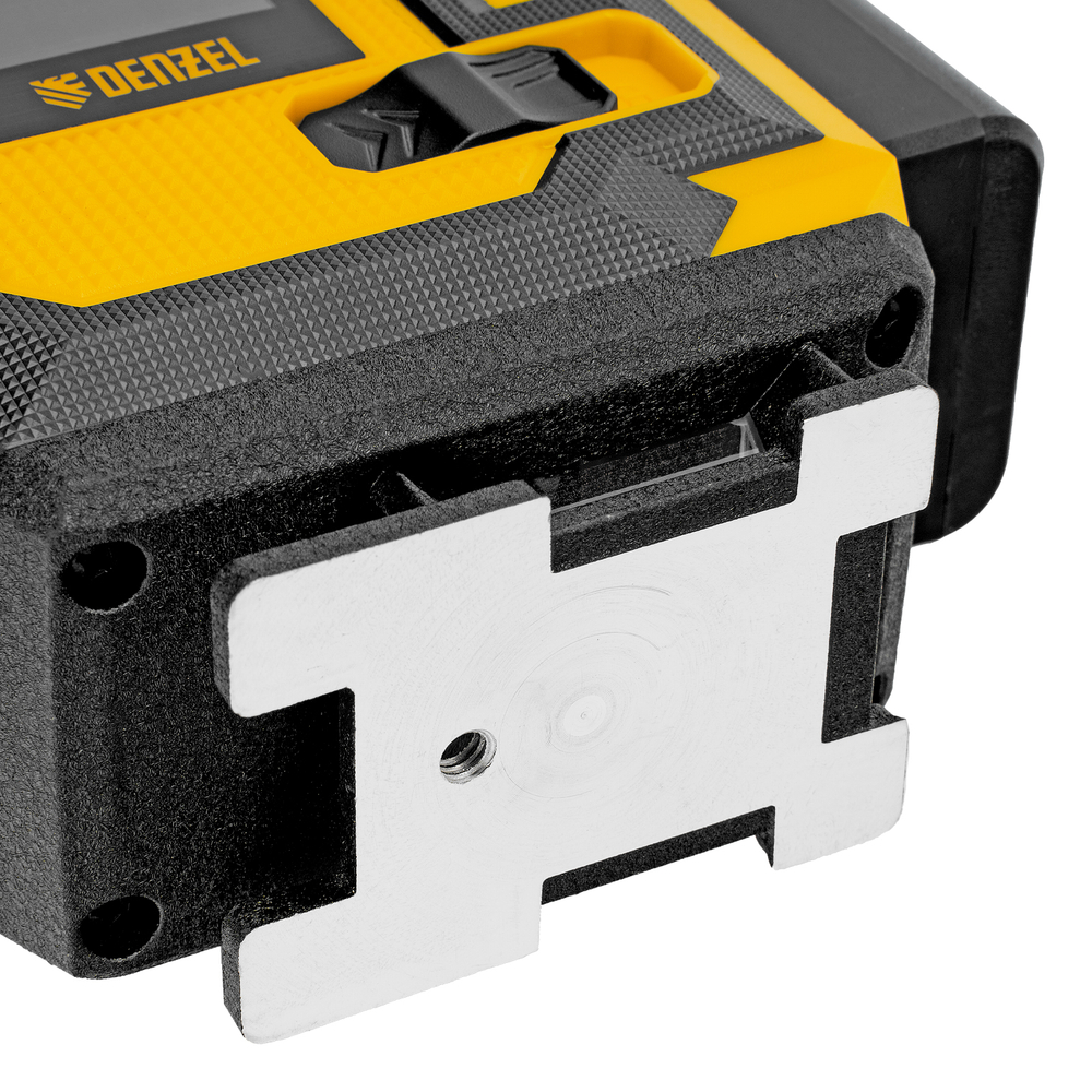 Лазерный уровень мультипризменный DLV-360-3T, 30 м, зеленый луч, Li-Ion 2,4 Aч, штатив // Denzel