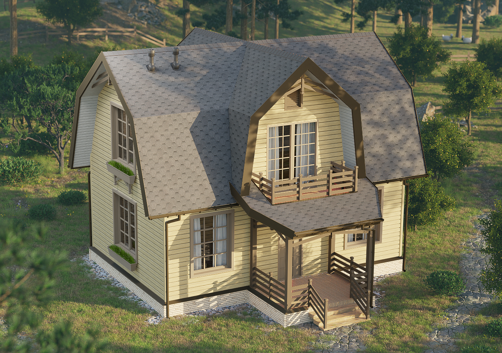 Угол желоба 135˚ Premium, каштан