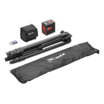 Лазерный уровень QBC GREEN Basic SET, 20 м, зеленый луч, батарейки, резьба 1/4" MTX