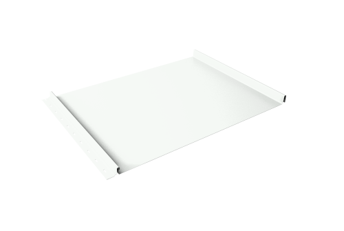 Кликфальц Grand Line 0,45 Drap TX с пленкой на замках RAL 9003 сигнальный белый