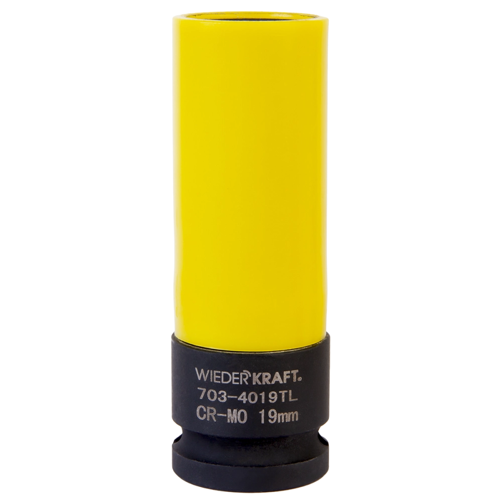 WDK-703-4019L Головка торцевая ударная тонкостенная 1/2", 6 граней, 19 мм