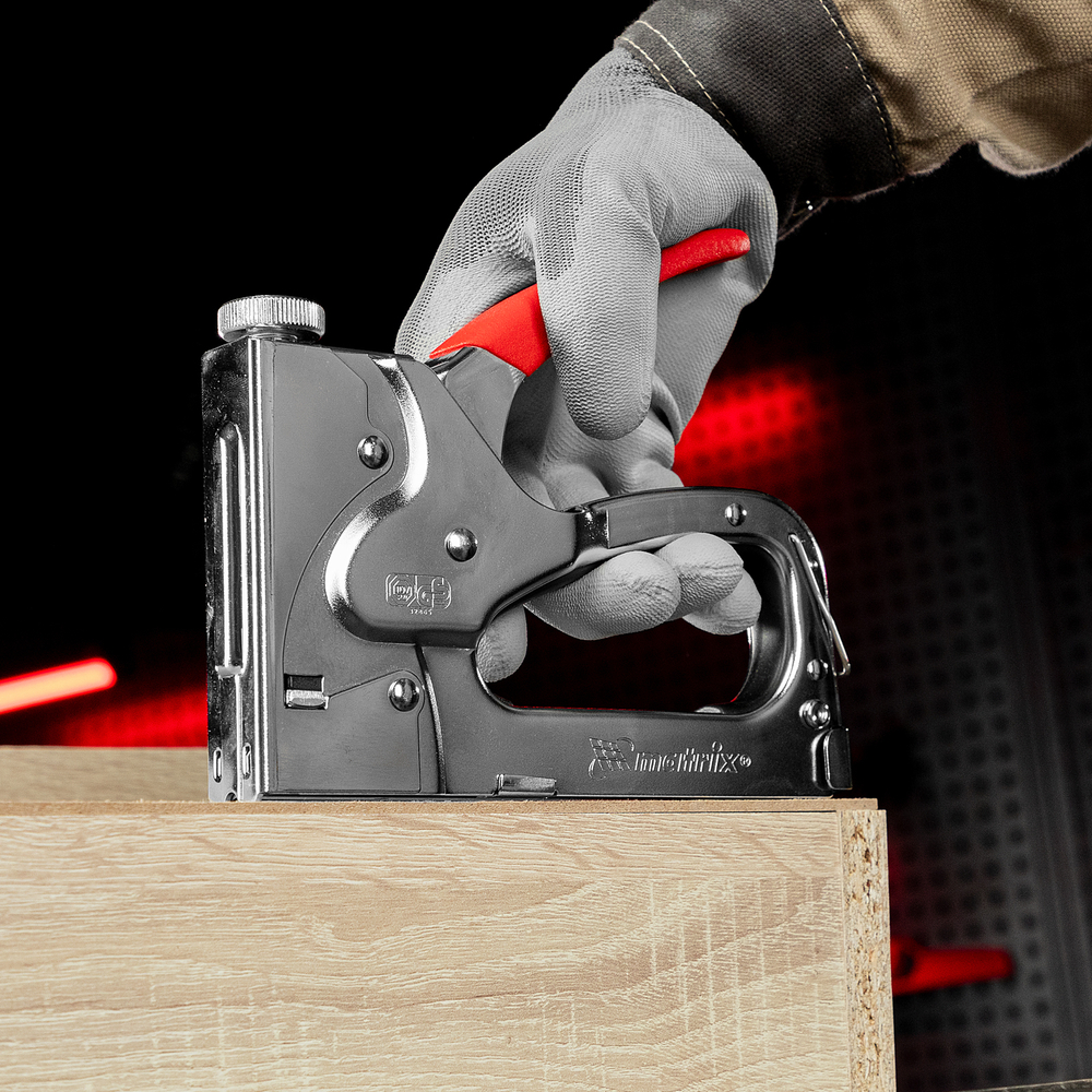 Степлер мебельный 4-функциональный, тип скобы: 140, 36, 300, 500, 6-14 мм Matrix