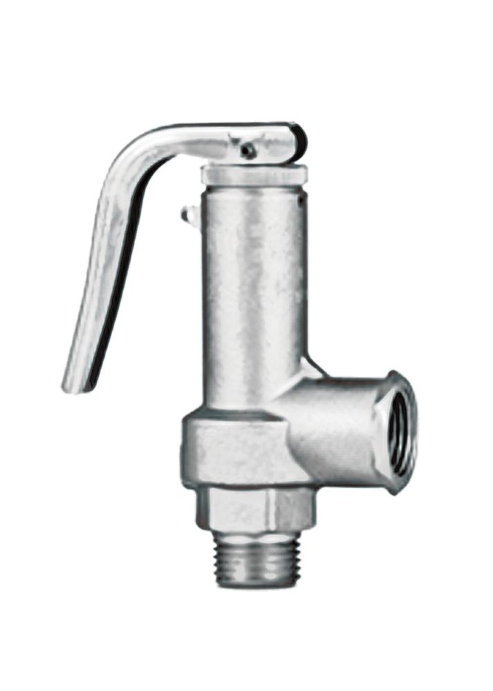 Клапан предохранительный ПРЕГРАН КПП 495-04-40-М3 Ду10x15 3/8-1/2″ Ру40 полноподъемные резьбовые, корпус - нержавеющая сталь, НР/ВР, герметичное исполнение