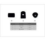 Набор станочного крепежа и прижимов из 58 предметов Т-паз 10 мм, М8, металл. футляр GRIFF b275510