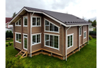 Металлочерепица камея Grand Line 0,5 Rooftop Бархат RR 32 темно-коричневый