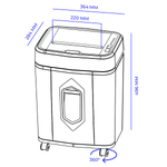 Уничтожитель документов ГЕЛЕОС АП20-5 от производителя