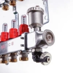 Группа коллекторная с расходомерами 2 отвода 1"в/в x ¾"ек Valtec VTc.586.EMNX.0602