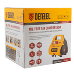 Компрессор воздушный безмасляный РС 1/6-180,1, 1 кВт, 180 л/мин, 6 л Denzel