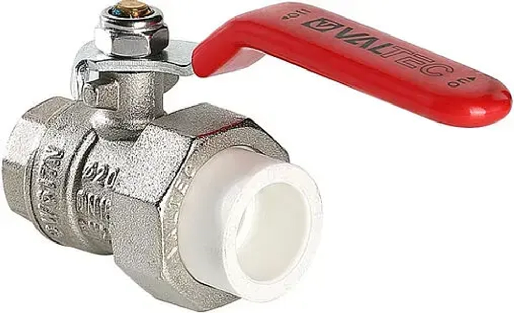 Кран шаровый с переходом на пп трубу 20мм x ½"в Valtec VTp.742.0.02004
