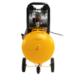 Компрессор безмасляный, малошумный DLS 3300/100, 3300 Вт,3x1100, 100 л, 570 л/мин ,блок управления Denzel