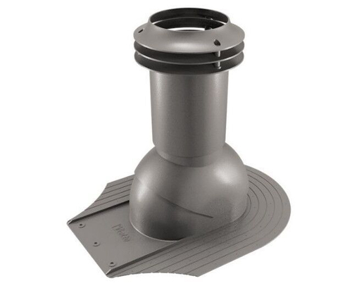 Выход вентиляции канализации для мягкой кровли при монтаже 469\370\423 коричневый RAL 8019