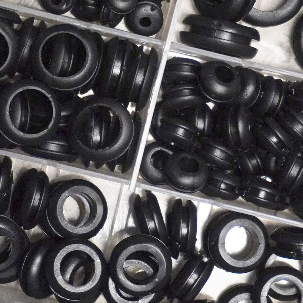 WDK-214054 Набор уплотнительных колец резиновых, черных, 180 шт