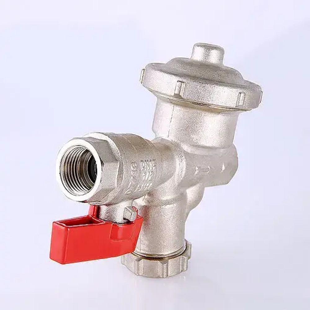 Кран шаровый с фильтром и редуктором давления ½"в x ½"в Valtec VT.300.N.04