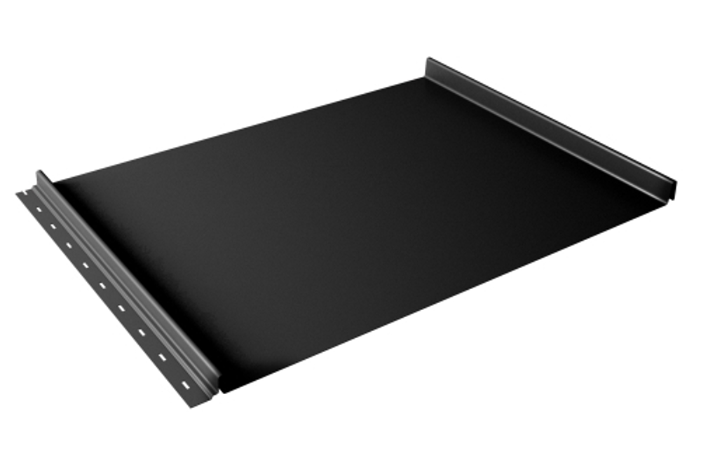 Кликфальц Grand Line0,5 Satin Matt TX с пленкой на замках RAL 9005 черный