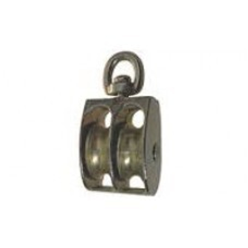 Блок такелажный двойной металлический шкив BK-Duplex M50