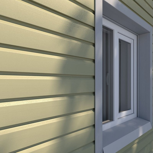 Сайдинг виниловый ТехноНиколь Корабельный брус Мимоза 0,203х3 м, шт