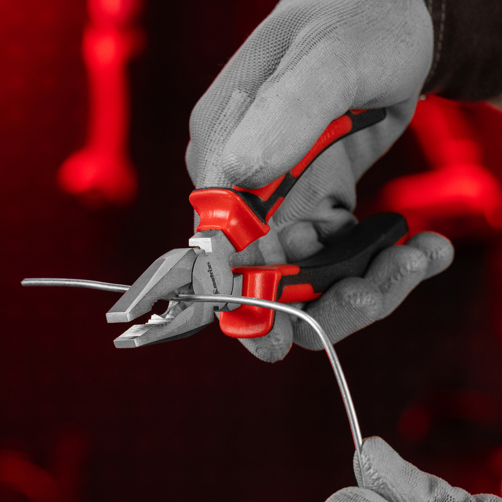 Плоскогубцы Nickel, 160 мм, никелированные, двухкомпонентные рукоятки Matrix