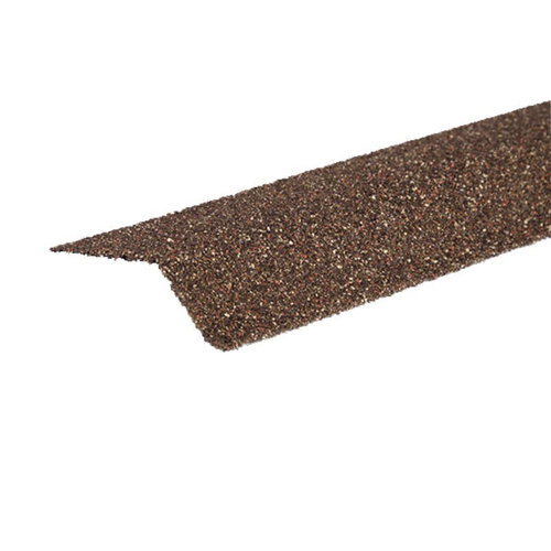 Планка карнизная с гранулятом, бронзовый 75х50х5 мм, 1,25 м, шт