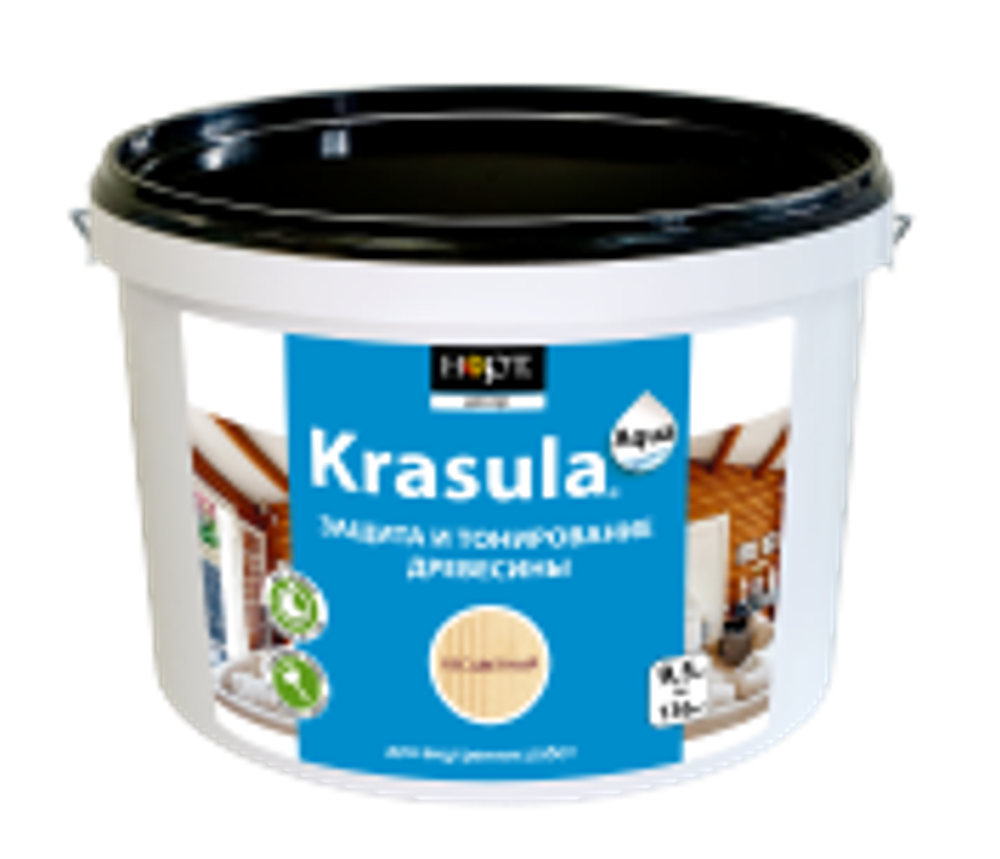 Защитно-декоративный состав «KRASULA aqua»