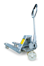 Тележка гидравлическая оцинкованная 2500 кг 1150 мм нейлоновые колеса XILIN BFG