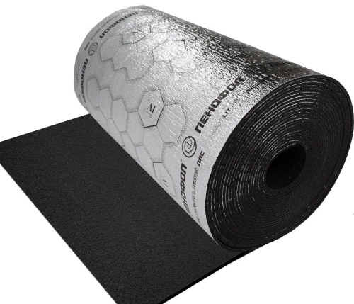 Пенофол Black тип С самоклеящийся