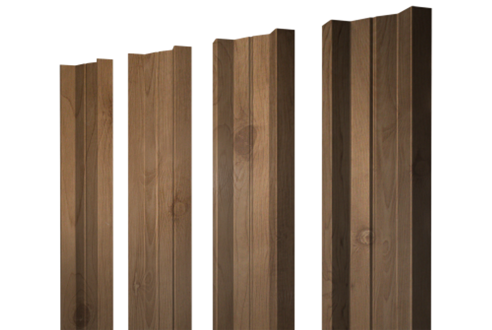 Штакетник М-образный А с прямым резом 0,45 Print Premium Pine Wood Fresh
