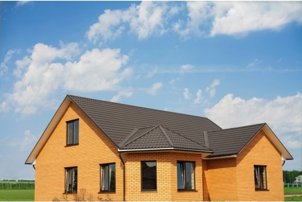 Металлочерепица классик 0,5 Rooftop Бархат RR 32 темно-коричневый