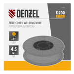 Порошковая проволока Е71TGS, диам. 1 мм, 4,5 кг, диам. катушки D200 Denzel