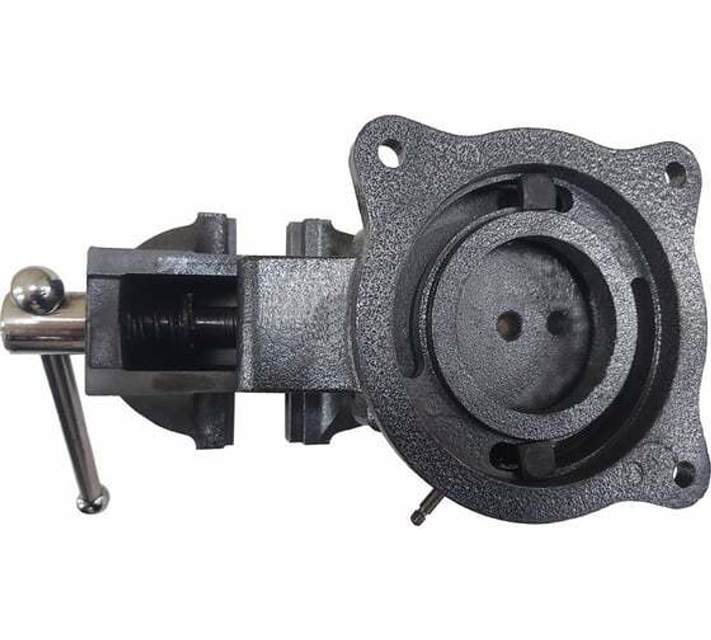 Слесарные тиски GRIFF 200 мм, серия PRO, поворотные, стальные, с наковальней g164032