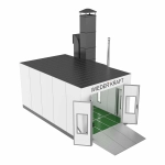 WDK-210ER Окрасочно-сушильная камера на электрических ТЭНах