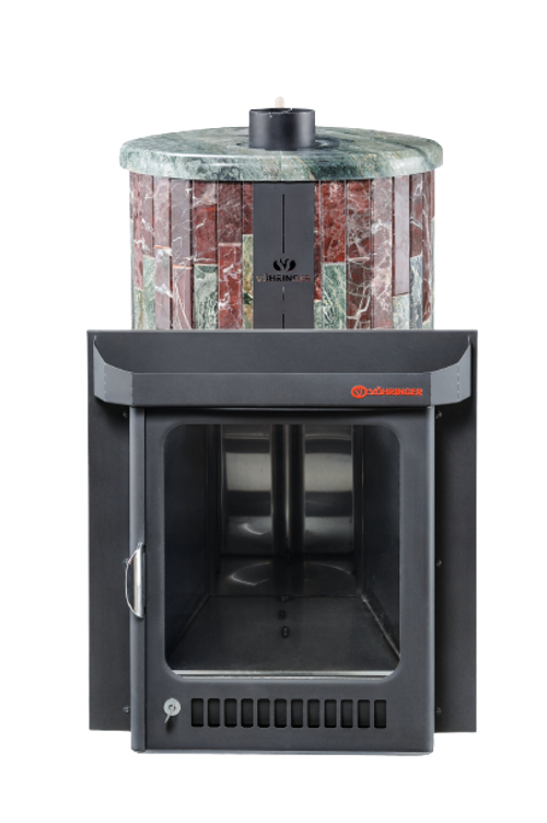 Печь для бани "Оптима" в каменной облицовке