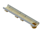 Лоток водоотводный полимербетонный мелкосидящий CompoMax Drive DN100 кл. С250, D400, E600 h80