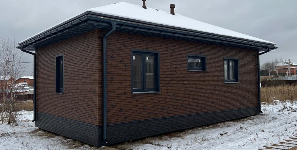 Колено 72˚ для водосточной трубы LUX, графит