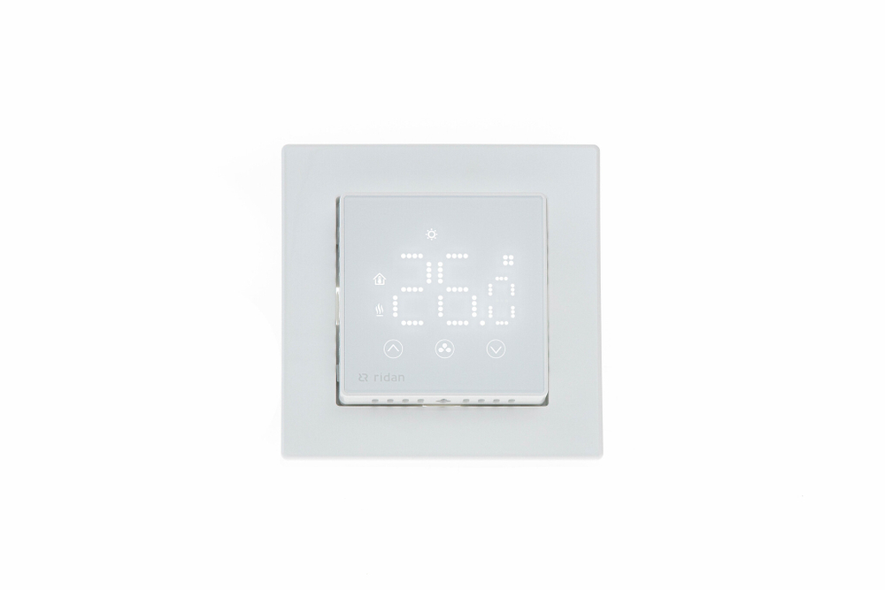 Ридан 088L1141R — Электронный комнатный термостат RSmart-SW с Wi-Fi подключением 230V, белый