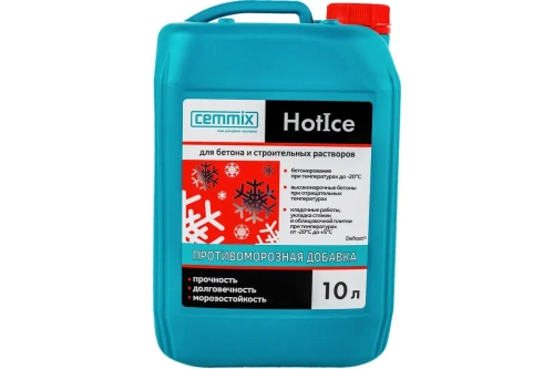 Противоморозная добавка Cemmix HotIce 10 л