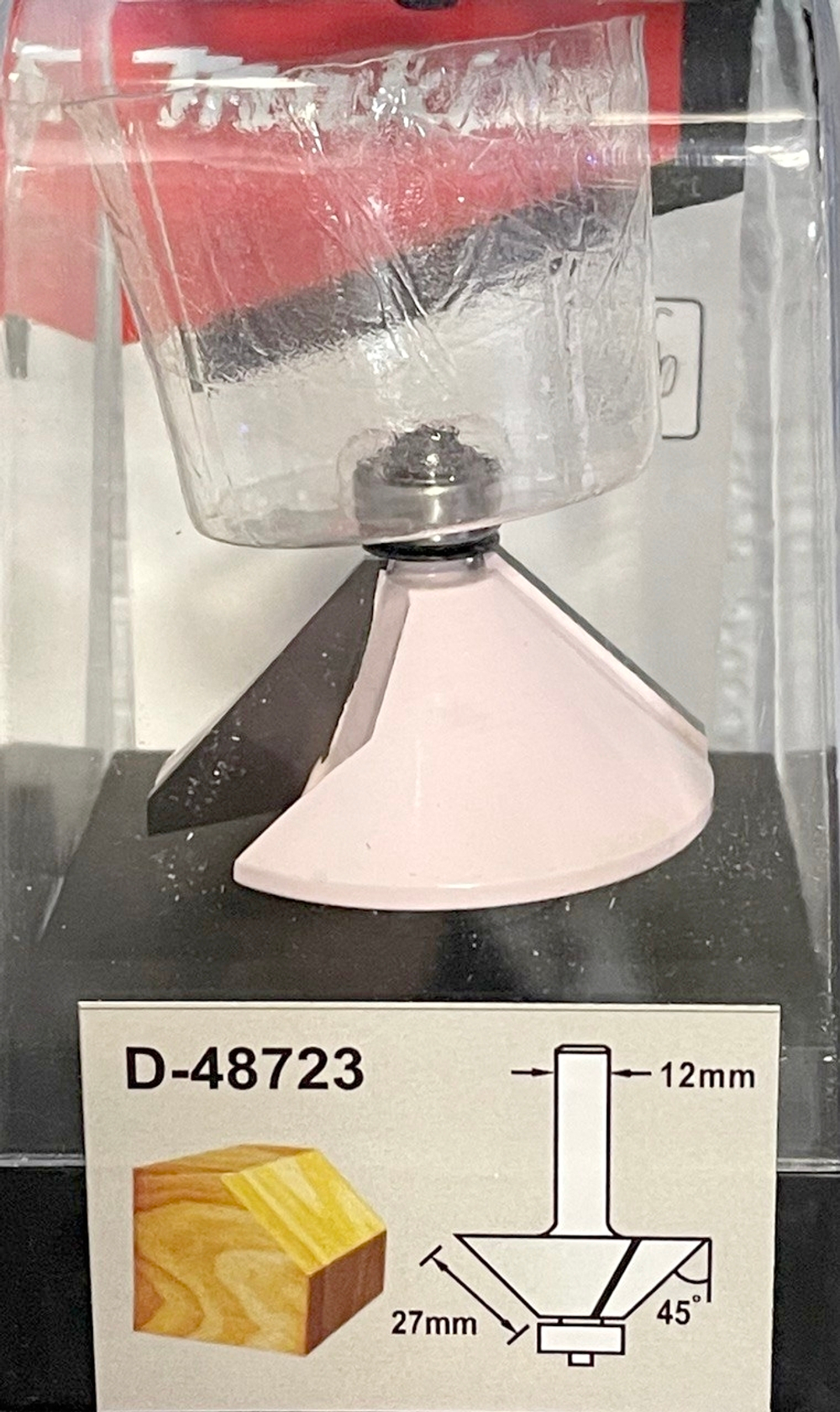 Фреза кромочная конусная 45° 50.8х27, S12, 2T Makita D-48723
