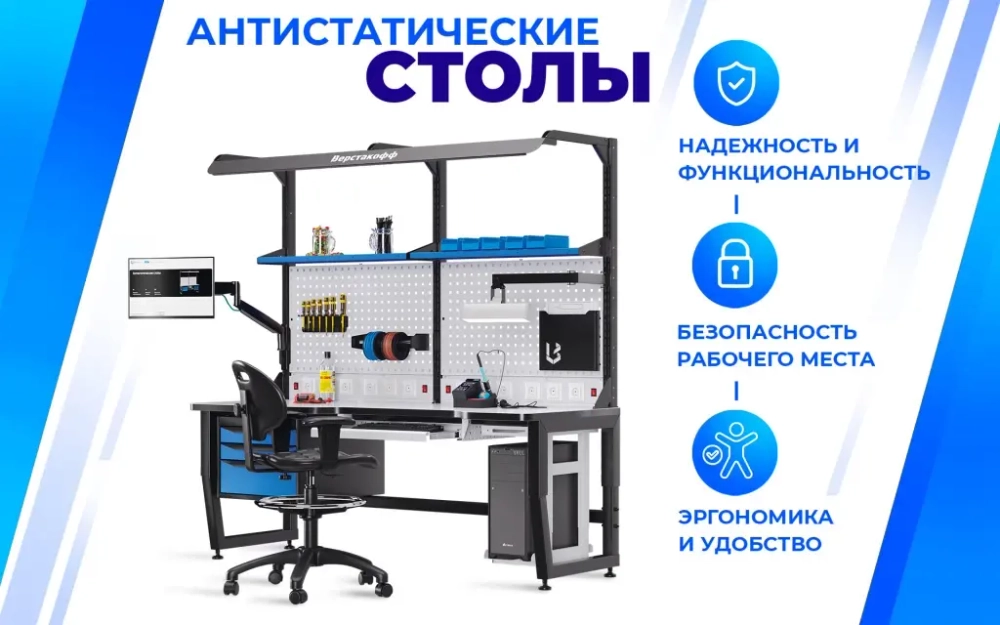 Антистатический стол SPC A18.2-1R