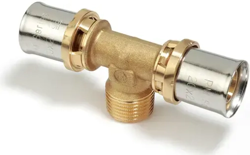 Тройник пресс переходной 20мм x ½"н x 20мм Giacomini RM153Y037