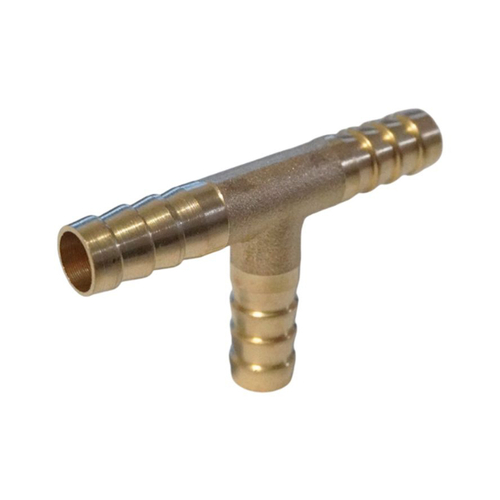 WDK-23PHB Штуцер соединительный Т-образный "ёлочка" для шлангов 8 мм, латунь