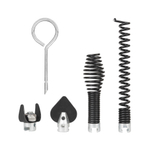 CROCODILE Набор для прочистки канализации до 110мм до 10 м с насадками,с аккумулятором. 50773-16-10А