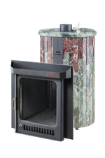 Печь для бани "Оптима" в каменной облицовке