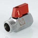 Кран шаровый мини ½"в x ½"н Valtec Mini VT.331.N.04
